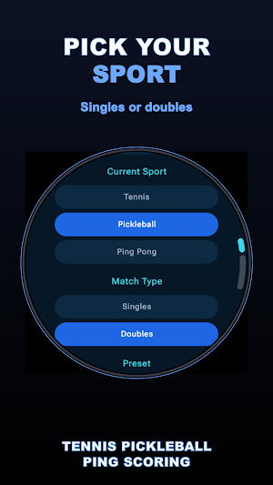 Tennis Pickleball Ping Scoring Screenshot 3