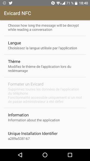 EVICARD NFC Screenshot 1