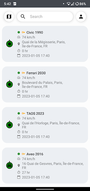 TrackerMap Screenshot 1