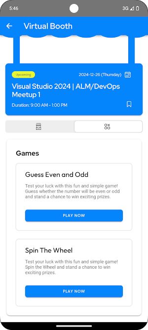 Fusion Events Screenshot 2