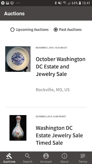 Rose's Antiques Live Bidding Screenshot 2