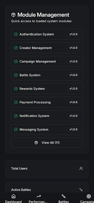 Creator Portal Screenshot 3