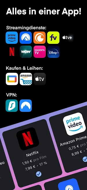 Popcorn - Streaming-Suche Screenshot 3