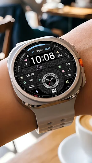 Stacked Clock ZKin Watch Faces Screenshot 0