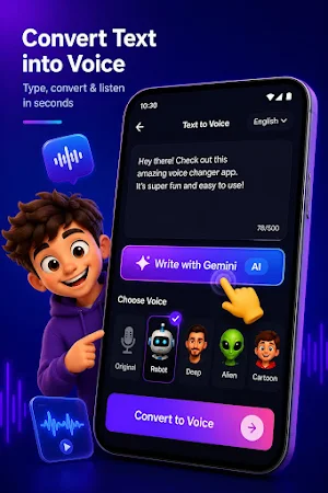 Voice Changer AI:Sound Effects Screenshot 3