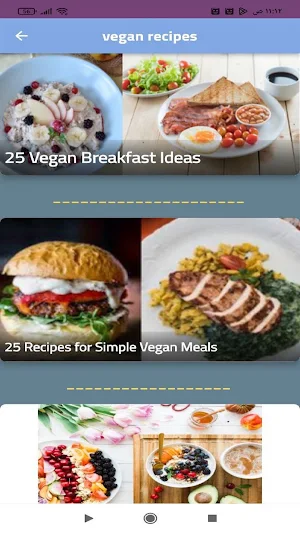 vegan recipes offline Screenshot 0
