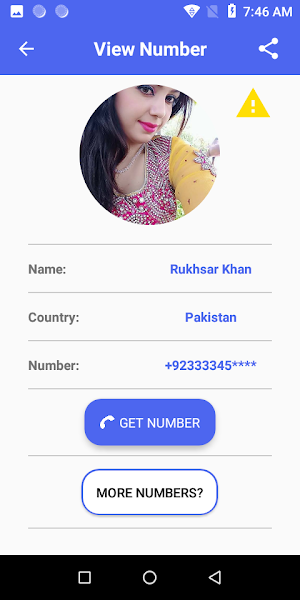 Pakistani Girls Mobile Numbers Screenshot 2