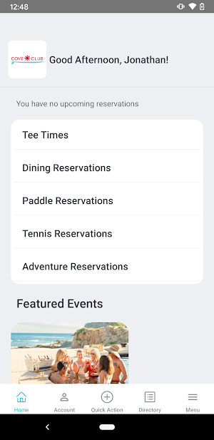 Cove Club Screenshot 1