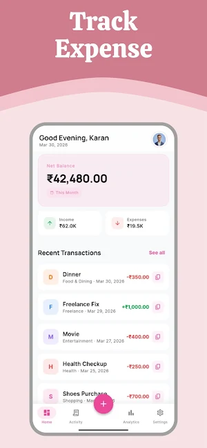 Trust Tracker: Expense Tracker Screenshot 0