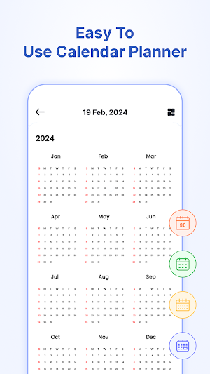 Calendar with Alarm Reminder Screenshot 0