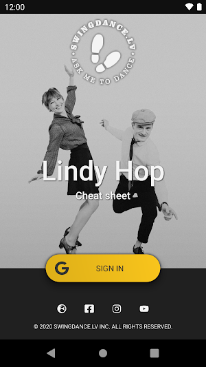 Lindy Hop Cheat Sheet Screenshot 0