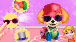 Cute puppy care & dress up Screenshot 1