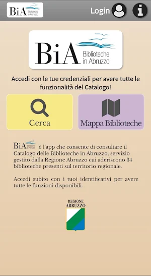 BiA - Biblioteche in Abruzzo Screenshot 0