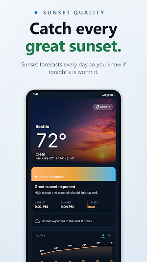Quiet Sky: Private Weather Screenshot 2