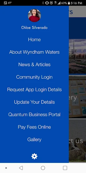 Wyndham Waters Community App Screenshot 2