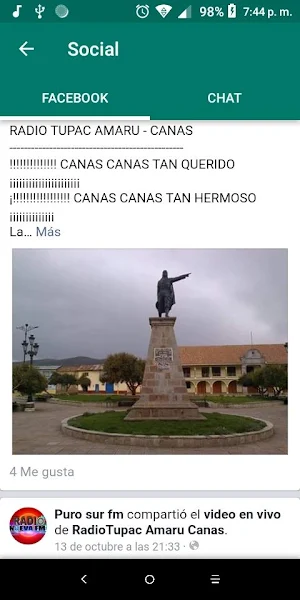 Radio Tupac Amaru Canas Screenshot 2