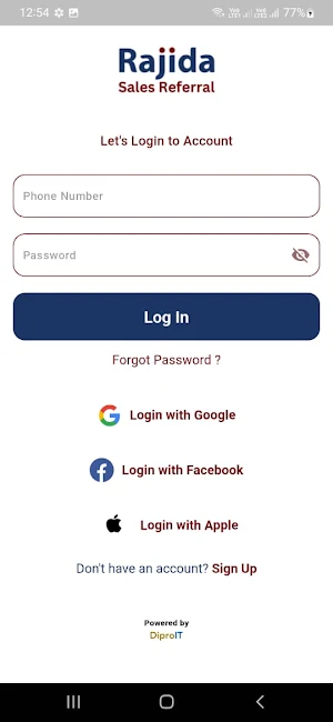 Rajida Sales Referral Screenshot 3