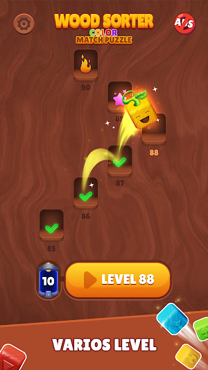 Wood Sorter: Color Match Screenshot 0