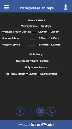 RCCG victory Chapel Screenshot 1