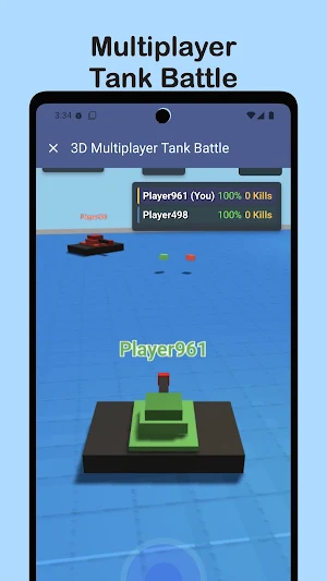 3D Multiplayer Tank Battle Screenshot 0