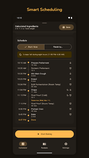 DoughFlow: Calculator & Timer Screenshot 3