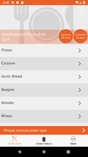 Masterpiece Pizza And Grill Screenshot 1
