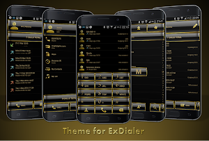 Theme for ExDialer Frame Gold Screenshot 0