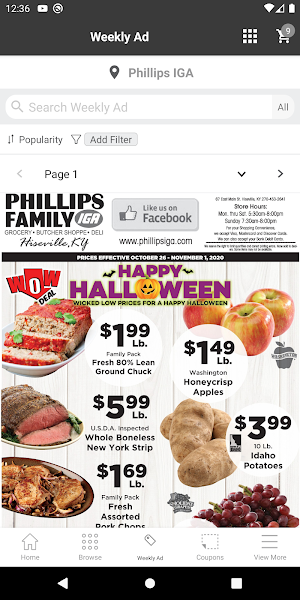 Phillips Family Grocery Screenshot 0