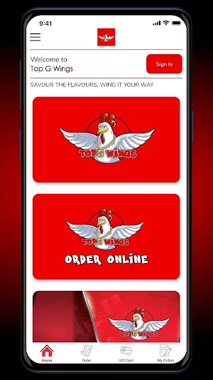 Top G Wings Screenshot 0