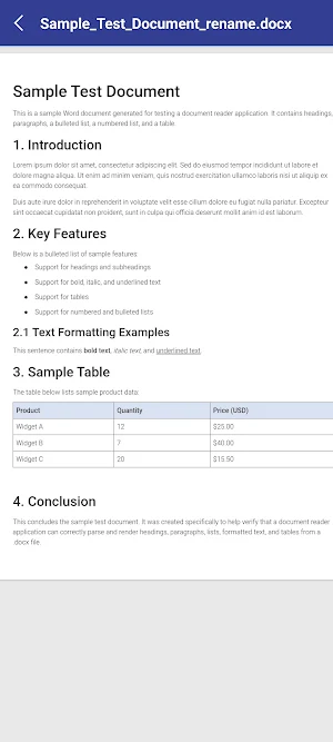 AllDoc: Document Reader Screenshot 2