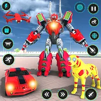 Dog Robot Transform Shooting