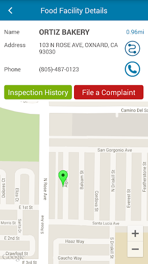 VC SafeDiner Screenshot 1