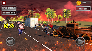Zombie highway racing games 3D Screenshot 3