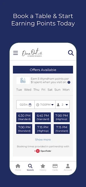 Dine Out with Wyndham Rewards Screenshot 3