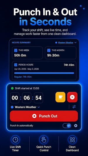 Ultimate Work Hours Tracker Screenshot 0