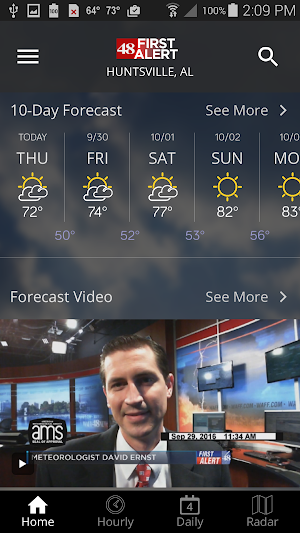 WAFF 48 Storm Team Weather Screenshot 1