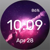 Space Landscape - Watch Face