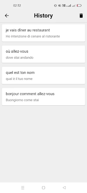 French To Italian Translator Screenshot 2