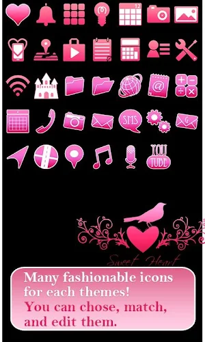 Pink Theme Romantic Fantasy Screenshot 3