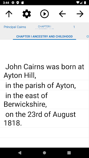 Book, Principal Cairns Screenshot 1