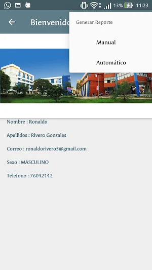 DIEU Report Screenshot 2