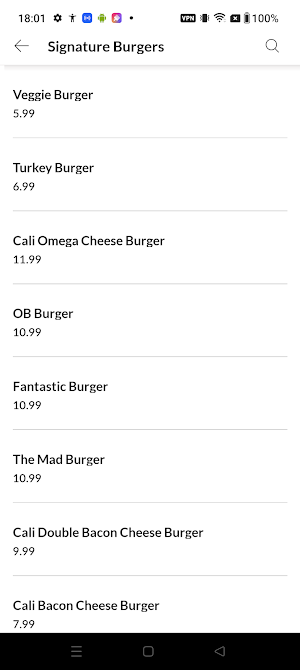 Cali Kitchen NY Deli Screenshot 2