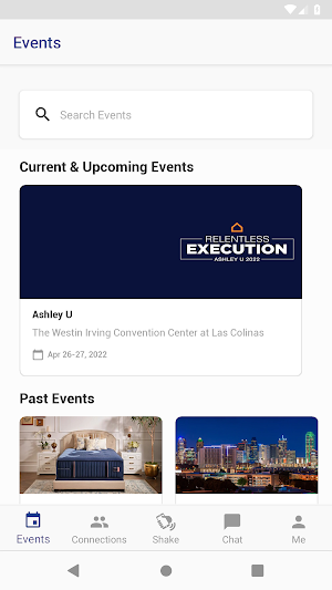 Tempur Sealy Events Screenshot 1