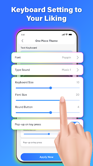 Fonts Keyboard: Themes & Emoji Screenshot 0