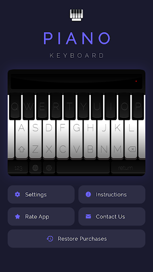 Piano Keyboard - Typing Music Screenshot 2