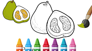 Fruits And Vegetables Coloring Screenshot 0