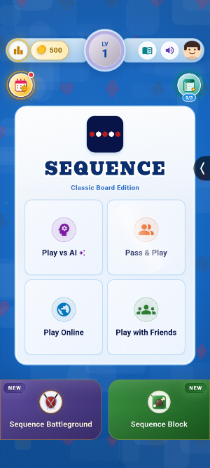 Sequence: Card Board Game Screenshot 0
