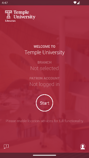 Temple Libraries Self-Checkout Screenshot 0