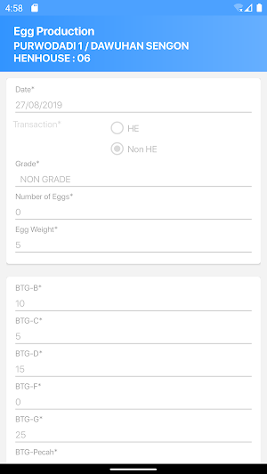 Poultry Recording 2 Screenshot 3