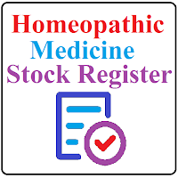 Homeopathic Stock Register